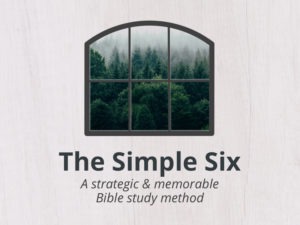 Simple Six Bible Study Method