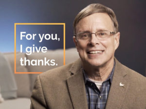 For you, I give thanks