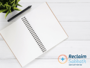 Writing A Sabbath Plan